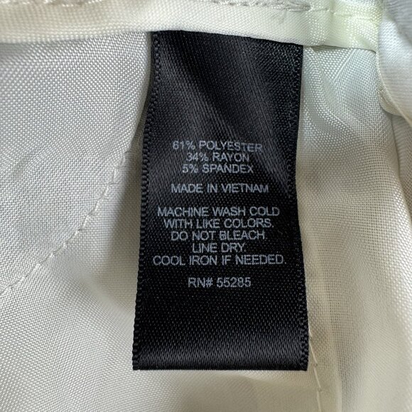 NWT $80 Express Pants Editor Trouser Flare Womens 8R Light Gray Dress Career - Picture 9 of 11